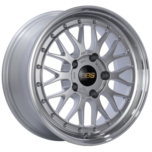 BBS LM 135 17x7.5 5x130 ET28 CB71.6 Diamond Silver Center Diamond Cut Lip Wheel