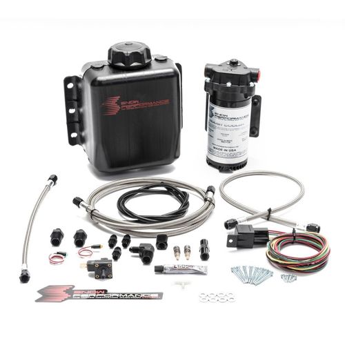 Snow Performance Diesel Stage 1 Boost Cooler Water-Methanol Injection Kit (Stainless Steel Braided Line, 4AN Fittings)