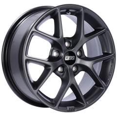BBS SR 011 16x7 5x112 ET48 Satin Grey Wheel -82mm PFS/Clip Required