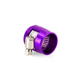 Mishimoto Aluminum -12AN Hex Hose Finishers - Purple