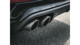 Akrapovic Porsche Cayenne V6 (536) Evolution Line Cat Back (Titanium) with Carbon Fiber Tips