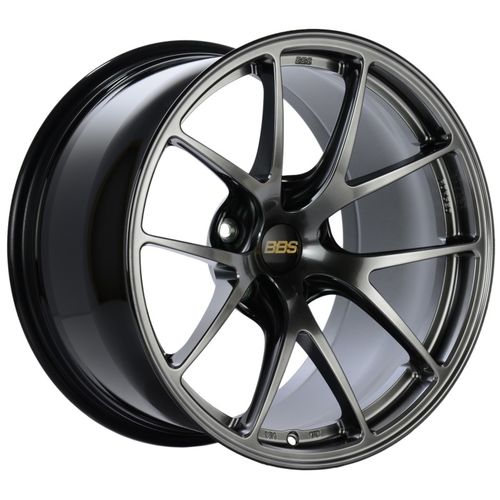 BBS RIA 017 18x8.5 5x114.3 ET35 Diamond Black Wheel -82mm PFS/Clip Required