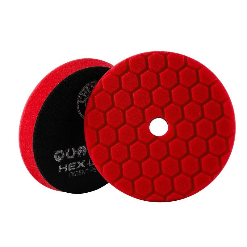 Chemical Guys Hex-Logic Quantum Ultra-Light Finishing Pad - Red - 6.5in