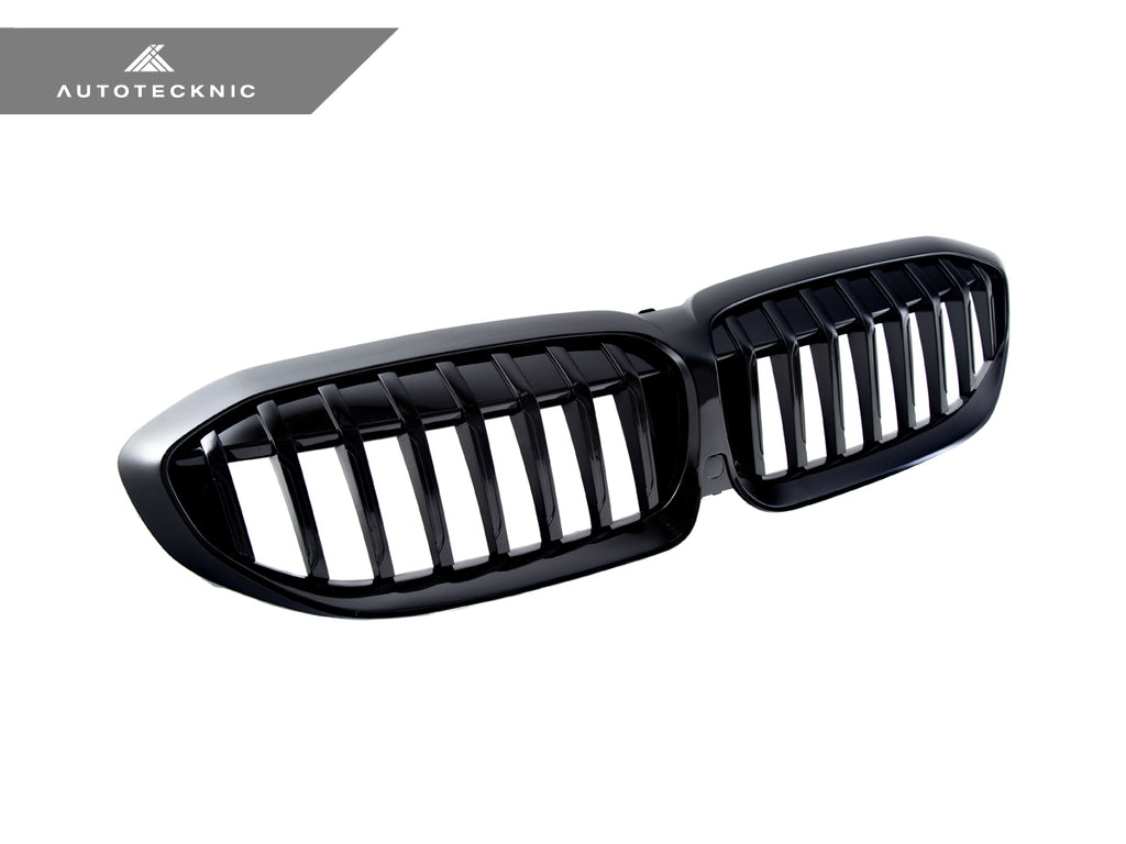 AUTOTECKNIC PAINTED GLAZING BLACK FRONT GRILLES - G20 3-SERIES