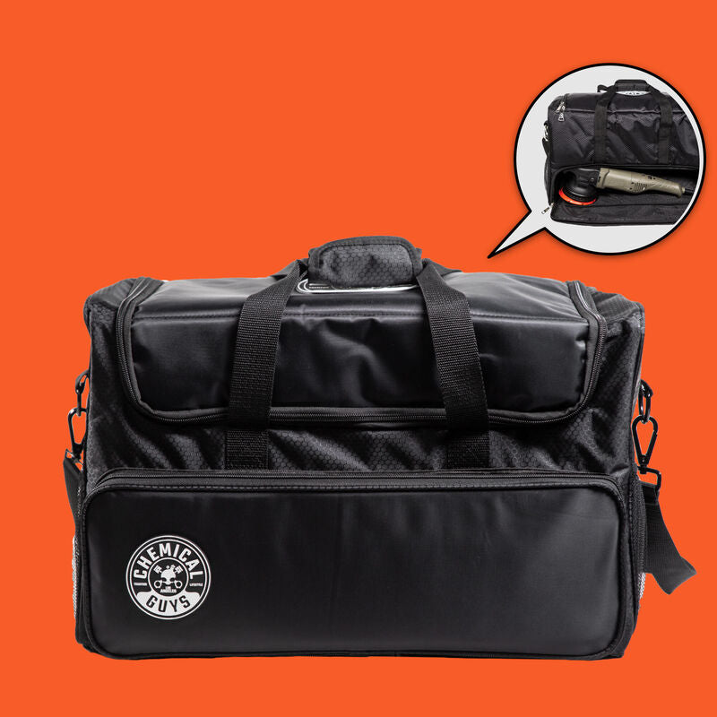 Chemical Guys Arsenal Range Trunk Organizer & Detailing Bag with Polisher Pocket