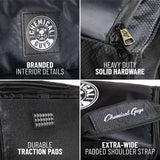 Chemical Guys Arsenal Range Trunk Organizer & Detailing Bag with Polisher Pocket