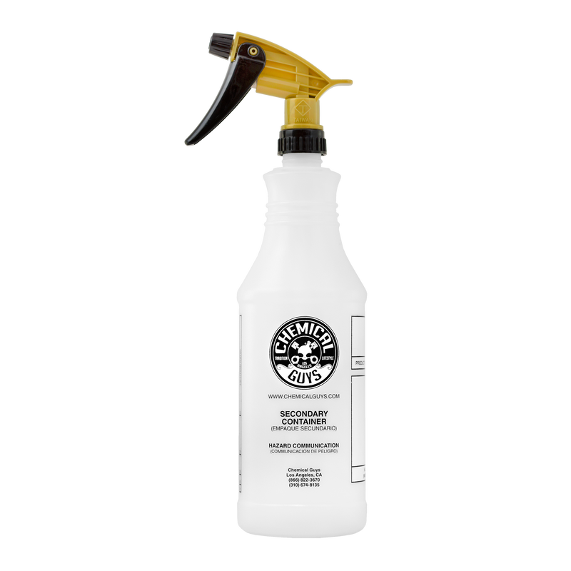 Chemical Guys Tolco Gold Standard Heavy Duty Acid Resistant Sprayer & Bottle - 32 oz