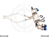 GTHAUS MEISTERSCHAFT Titanium Exhaust Alfa Romeo Giulia Quadrifoglio (2.9L V6 Twin Turbo)