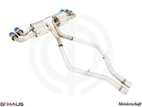 GTHAUS MEISTERSCHAFT Titanium Exhaust Alfa Romeo Giulia Quadrifoglio (2.9L V6 Twin Turbo)