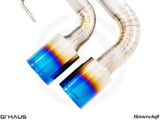 GTHAUS MEISTERSCHAFT Titanium Exhaust Alfa Romeo Giulia Quadrifoglio (2.9L V6 Twin Turbo)