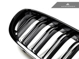 AutoTecknic Glazing Black Dual-Slats Front Grilles - F10 5-Series | M5