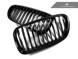 AutoTecknic Glazing Black Front Grilles - F10 Sedan/ F11 Wagon | 5-Series