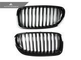 AutoTecknic Glazing Black Front Grilles - F10 Sedan/ F11 Wagon | 5-Series