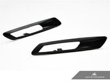 AutoTecknic Replacement Stealth Black Fender Light Trims - F10 Sedan / F11 Wagon | 5 Series