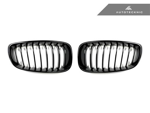 AutoTecknic Replacement Glazing Black Front Grilles - F34 3-Series Gran Turismo