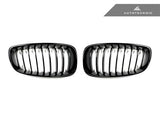AutoTecknic Replacement Glazing Black Front Grilles - F34 3-Series Gran Turismo