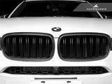 AutoTecknic Carbon Fiber Dual-Slats Front Grilles - F15 X5 | F85 X5M | F16 X6 | F86 X6M
