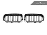 AutoTecknic Carbon Fiber Dual-Slats Front Grilles - F15 X5 | F85 X5M | F16 X6 | F86 X6M