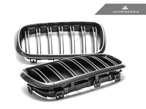 AutoTecknic Carbon Fiber Dual-Slats Front Grilles - F15 X5 | F85 X5M | F16 X6 | F86 X6M