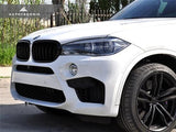 AutoTecknic Glazing Black Dual-Slats Front Grilles - F15 X5 | F85 X5M & F16 X6 | F86 X6M