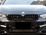 AutoTecknic Glazing Black Dual-Slats Front Grilles - F32/ F36 4-Series | F80 M3 | F82 M4