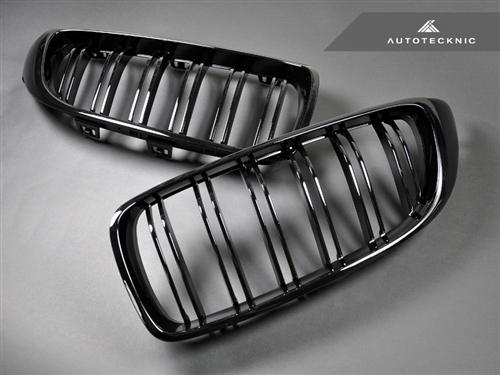 AutoTecknic Glazing Black Dual-Slats Front Grilles - F32/ F36 4-Series | F80 M3 | F82 M4