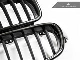AUTOTECKNIC REPLACEMENT DUAL-SLATS CARBON FRONT GRILLES - F30 3-SERIES SEDAN | F31 3-SERIES WAGON