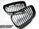 AutoTecknic Replacement Stealth Black Front Grilles - E82 1-Series | 1M