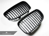 AutoTecknic Replacement Stealth Black Front Grilles - E82 1-Series | 1M
