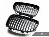 AutoTecknic Replacement Stealth Black Front Grilles - E82 1-Series | 1M