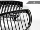 AutoTecknic Replacement Carbon Fiber Front Grilles - E82 Coupe / E88 Cabrio | 1 Series including 1M