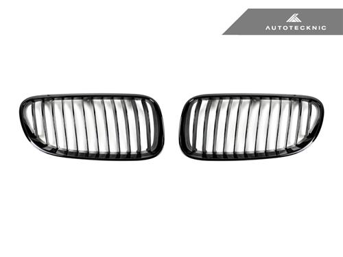 AutoTecknic Replacement Glazing Black Front Grilles - E92 Coupe / E93 Cabrio | 3 Series LCI