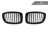 AutoTecknic Replacement Stealth Black Front Grilles - F07 5-Series Gran Turismo