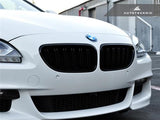 AutoTecknic Replacement Dual-Slats Glazing Black Front Grilles - F06 Gran Coupe / F12 Coupe / F13 Cabrio | 6 Series & M6