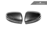 AutoTecknic Replacement Carbon Fiber Mirror Covers - Mercedes-Benz W205 C-Class | W222 S-Class