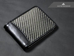 AutoTecknic Textured Matte Carbon Fiber Bi-Fold Wallet