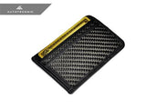 AutoTecknic Carbon Fiber Leather Bill Card Holder