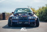 front view of BMW E36 with custom Front Lip 