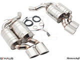 GTHAUS MEISTERSCHAFT BMW E63/E64 M6 (2006-2010) V10 (Coupe/Convertible) - GTC (EV Control)TI Full Titanium 4x120x80mm Oval Tips