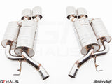 GTHAUS MEISTERSCHAFT BMW E63/E64 M6 (2006-2010) V10 (Coupe/Convertible) - GTS (Ultimate Sport Performance) SUS 4x120x80mm Oval Split Tips Dual