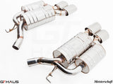 GTHAUS MEISTERSCHAFT BMW E63/E64 M6 (2006-2010) V10 (Coupe/Convertible) - GTS (Ultimate Sport Performance) SUS 4x120x80mm Oval Split Tips Dual