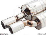 GTHAUS MEISTERSCHAFT BMW E63/E64 M6 (2006-2010) V10 (Coupe/Convertible) - GTC (EV Control) SUS 4x90mm Round Split Tips