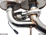 GTHAUS MEISTERSCHAFT BMW E63/E64 M6 (2006-2010) V10 (Coupe/Convertible) - GTC (EV Control) SUS 4x90mm Round Split Tips