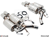 GTHAUS MEISTERSCHAFT BMW E63/E64 M6 (2006-2010) V10 (Coupe/Convertible) - GTC (EV Control) SUS 4x90mm Round Split Tips