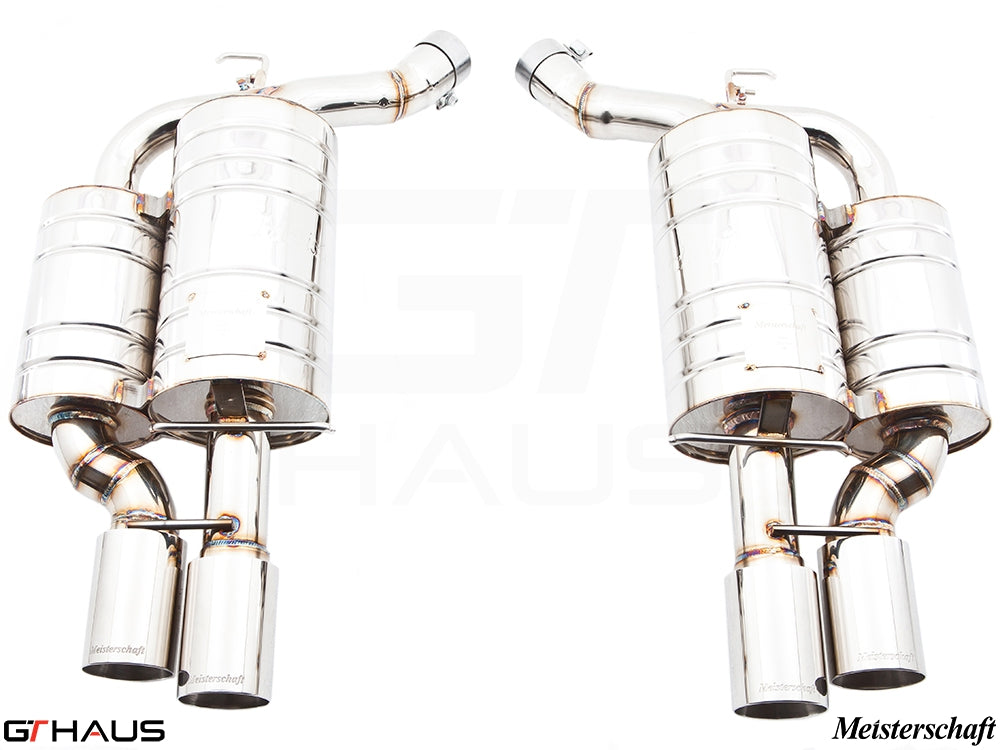 GTHAUS MEISTERSCHAFT BMW E63/E64 M6 (2006-2010) V10 (Coupe/Convertible) - GTS (Ultimate Sport Performance) SUS 4x90mm Round Split Tips