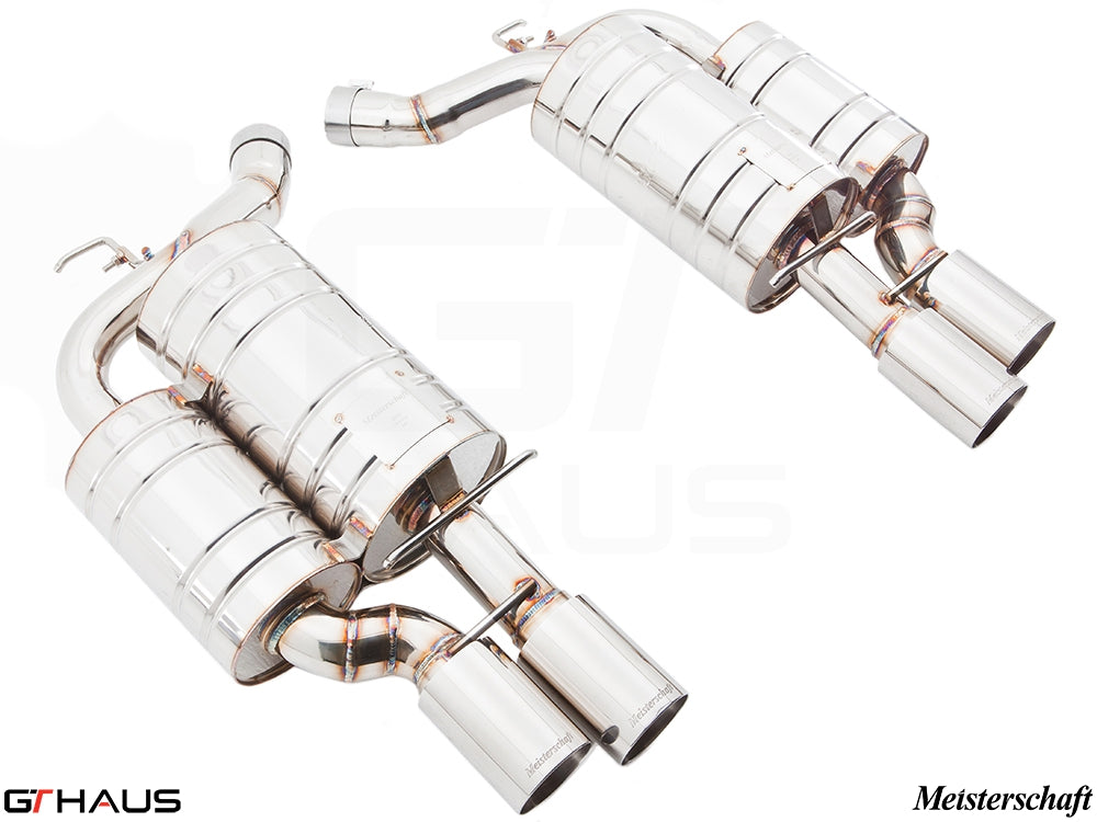 GTHAUS MEISTERSCHAFT BMW E63/E64 M6 (2006-2010) V10 (Coupe/Convertible) - GTS (Ultimate Sport Performance) TI Full Titanium 4x90mm Round Split Tips