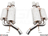 GTHAUS MEISTERSCHAFT BMW E63/E64 M6 (2006-2010) V10 (Coupe/Convertible) - GTS (Ultimate Sport Performance) SUS 4x90mm Round Split Tips