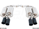 GTHAUS MEISTERSCHAFT BMW E63/E64 M6 (2006-2010) V10 (Coupe/Convertible) - GTS (Ultimate Sport Performance) SUS 4x90mm Round Split Tips