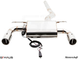 GTHAUS MEISTERSCHAFT BMW 335/340i/xi Sedan/Touring F30/F31/F34/F36 - GTC (EV Control) SUS Exhaust 2x102mm