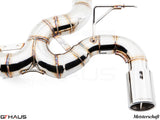 GTHAUS MEISTERSCHAFT BMW 335/340i/xi Sedan/Touring F30/F31/F34/F36 - SGT (Super GT Racing Meist Ultimate Version) SUS Exhaust 2x102mm